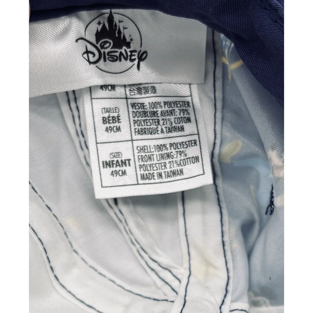 Disney Parks 50th Anniversary Mickey Ears Hat Blue All Over Print Mickey Donald